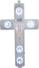 Croce votiva 5 luci a batteria