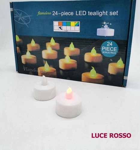 Set candele led lumini - x,