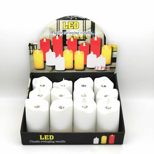 Set pezzi candele led - 12,