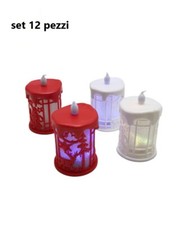 x Set 12 Pz Candele Led Lumini
