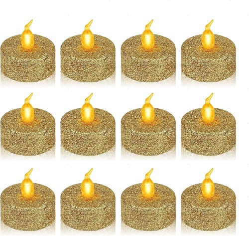 Candele led oro senza - oro,