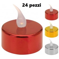x Set 24 Pz Candele Led Lumini