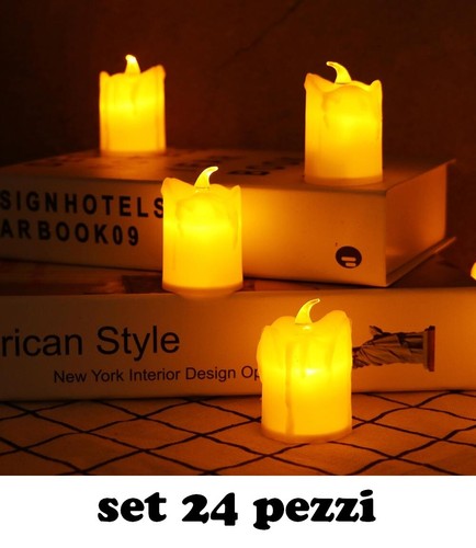 Set candele led lumini - 24,