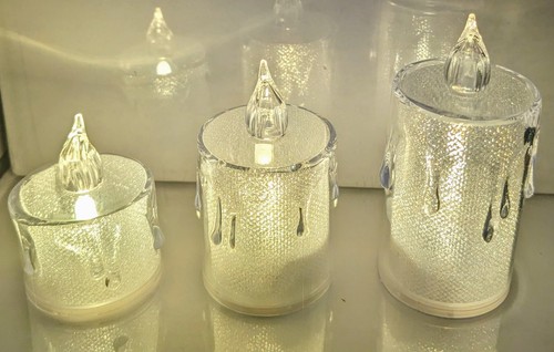 Set candele led lumini - 12,